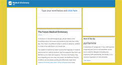 Desktop Screenshot of medical-dictionary.cc