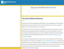 Tablet Screenshot of medical-dictionary.cc