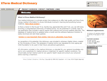Tablet Screenshot of medical-dictionary.ro